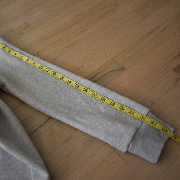 Blank NYC Women's Salt and Pepper Open Convertible Collar Sweatshirt Jacket - Picture 11 of 13